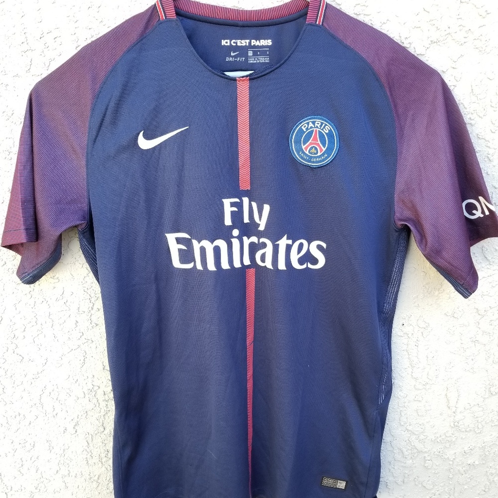 Fly Emirates PSG Neymar Soccer Jersey Nike